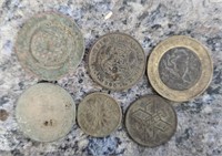 Foreign currancy, arcade coins