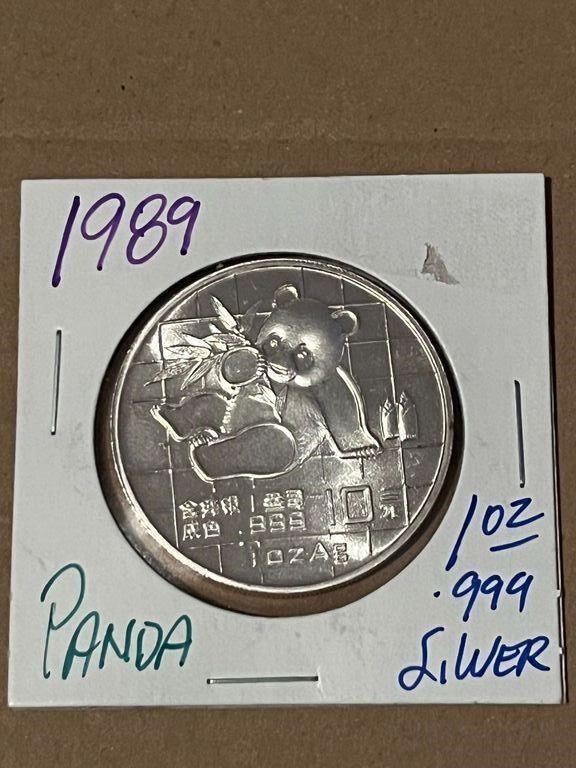 Panda 1oz .999 Silver Round