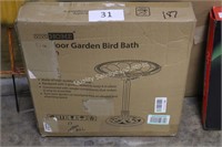 garden birdbath