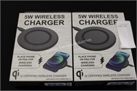 2- 5W wireless chargers (display)