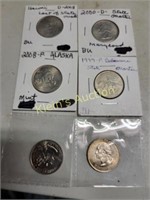 Statehood Quarters coins Lot Of 6