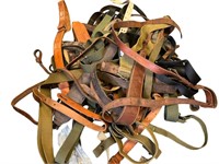 Large lot of leather & WWll rifle slings