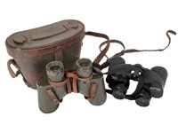 WWII 2 US Army Binoculars