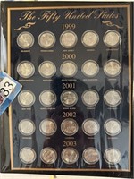 50 - STATES QUARTER COLLECTION. 1999 TO 2008, IN