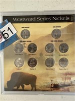 10 - WESTWARD SERIES NICKELS, 2004 & 2005
