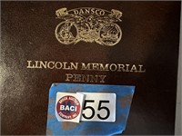 LINCOLN MEMORIAL PENNY BOOK BY DANSCO, 1959 TO