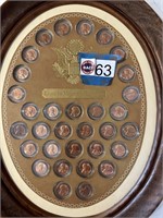 FRAMED "LINCOLN MEMORIAL COINAGE"