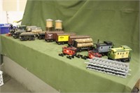 (9) Train Decanters and Display Accessories