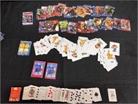 Playing Card Lot: VTG Peanuts, Marvel Avengers & m