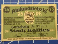 1924 German banknote