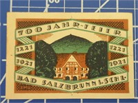 1921 German banknote