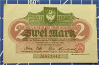 1918 German banknote