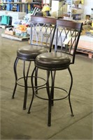 (2) Swivel Barstools Approx 30" To Seat