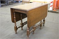 Drop Leaf Table Approx 52" x 42" x 30" When Opened