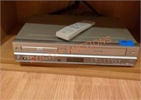 DVD and VHS player