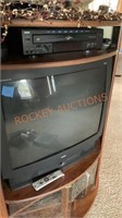 31” rca tv, 5 disc player and blue ray player