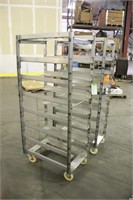 (2) Stainless Steel Carts, Approx 65"x30"x19"