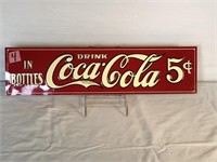 Metal Coca-Cola Sign 18" x 4.5"