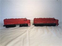 2 Lionel Train Engines "Texas Special"