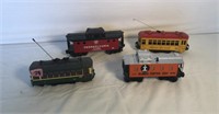 7 Lionel Train Cars 8"L