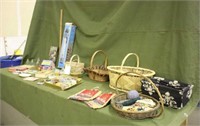 Vintage Toys and Sewing Baskets &  Focal Tripod