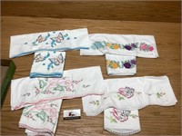 Embroidery pillowcases