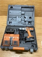 Rigid drill driver With case batteries will not