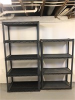 Gray Plastic Shelves