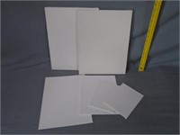 6 Blank Canvases for Painting