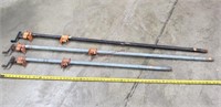 1-42" & 2-55" Pipe Clamps