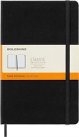 Moleskine Classic Notebook, Hard Cover, Large (5"
