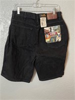 Vintage HIS Black Jean Shorts