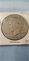 1934-S Silver Dollar Coin