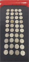 (40) Assorted Silver Dimes