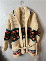 Vintage Chunky Knit Sweater Colorful