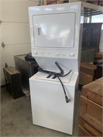 GE Stacked Washer & Dryer Set