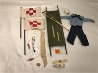 Vintage GI JOE Marine Medic Set and Action Uniform
