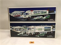 Hess Toy Truck and Racers, 1997 and 2003