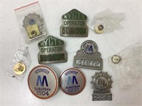 Vintage NYC Transit Authority Badges and more
