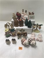 Lot of Vintage Collectible Salt & Pepper Shakers