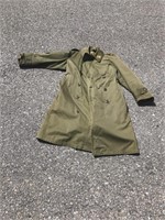 Vintage WWII Army Trench Coat