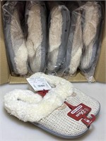 6 New Pairs Comfy Oatmeal Color Slippers - sz 6
