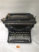Antique Underwood Standard Typewriter, No. # 12 In