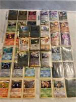 Lot of 5 Pokémon Card Pages