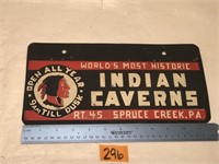 Vintage Hand Painted Indian Caverns