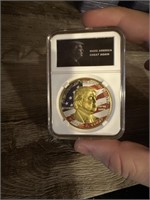 Slabbed Cased USA Trump Coin Token 2024 MAGA