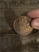1 Ounce OZ Copper Round .999 Fine USA Coin Metal