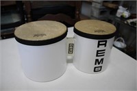 Vintage Remo Bongo Drums