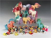 MY LITTLE PONYS, SMURFS, CABBAGE PATCH, 80S TOYS