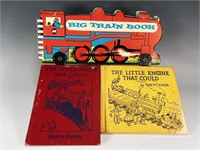 THE BIG TRAIN BOOK & 2 COPIES THE LITTLE ENGINE TH